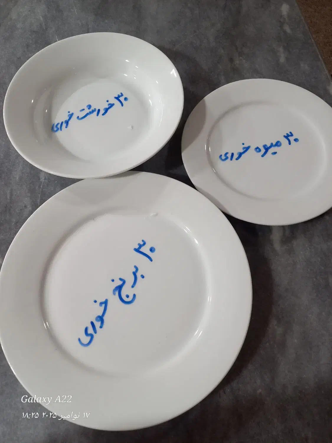 چینی درجه ۳  ساده  سفید|ظروف سرو و پذیرایی|بانه, |دیوار