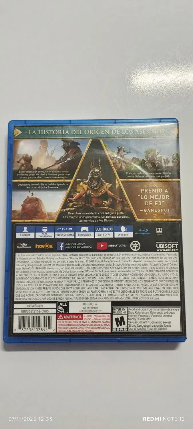 بازی assassins creed origins|کنسول، بازی ویدئویی و آنلاین|لاهیجان, پردسر|دیوار