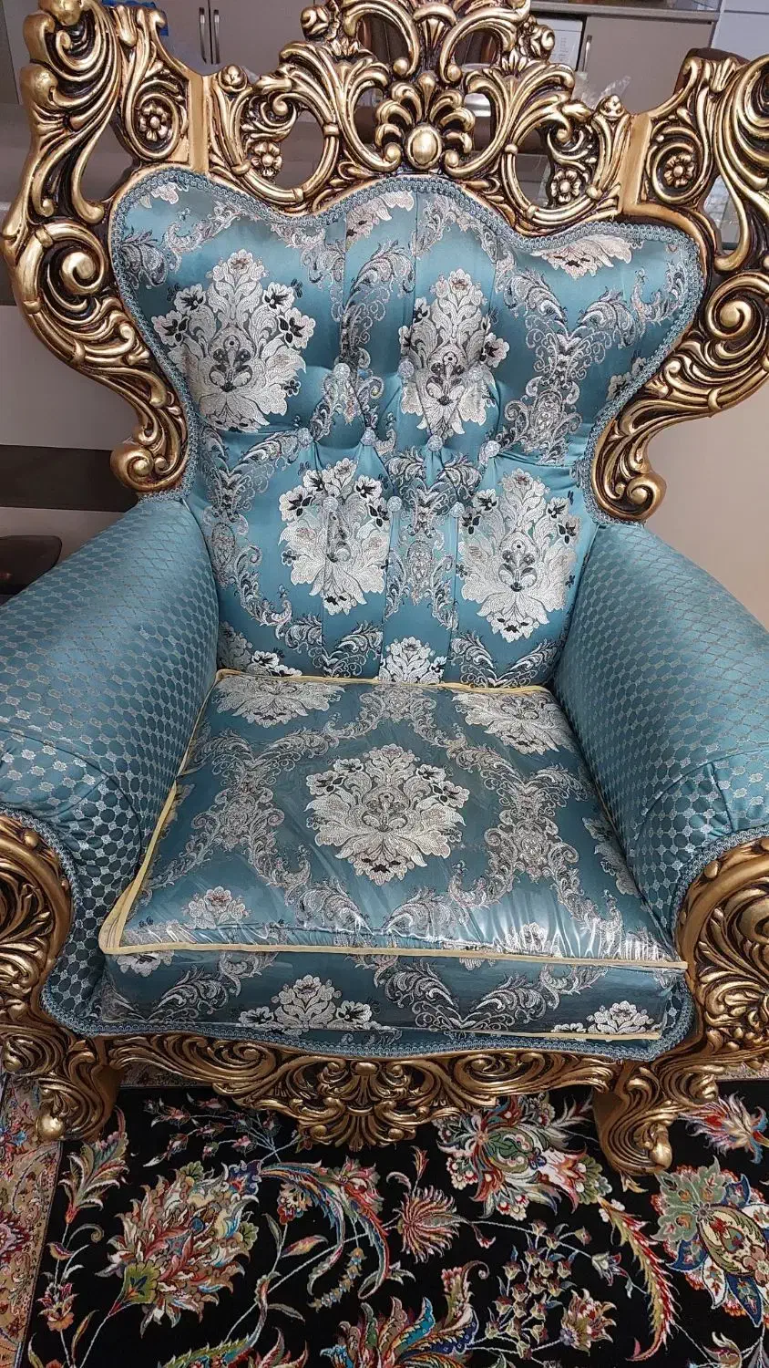 مبل ۹ نفره سلطنتی بامیزناهارخوری ۸ نفره|مبلمان خانگی و میز عسلی|اردبیل, |دیوار