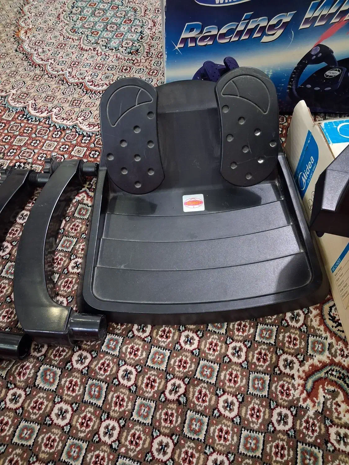 فرمان بازی  racing wheel مدل pc801|کنسول، بازی ویدئویی و آنلاین|کرمانشاه, |دیوار