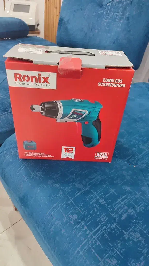 پیچ گوشتی شارژی تاشو رونیکس|ابزارآلات|نور, |دیوار