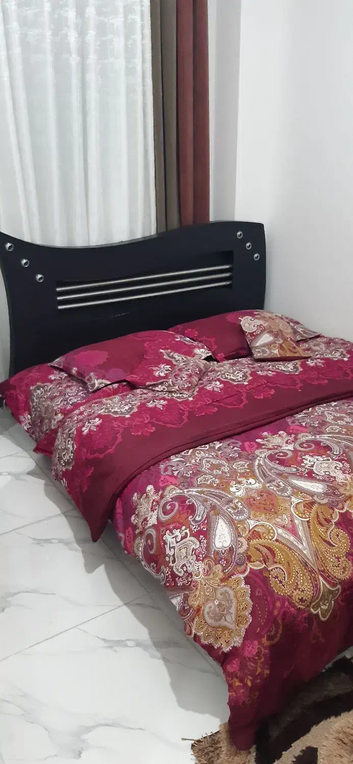 سرویس خواب دونفره با چوب mdfهستش|تخت و سرویس خواب|رامسر, |دیوار