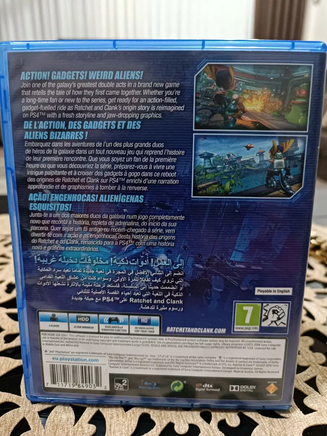 بازی Ratchat and clank مخصوص ps4|کنسول، بازی ویدئویی و آنلاین|بندر انزلی, چهارفریضه|دیوار