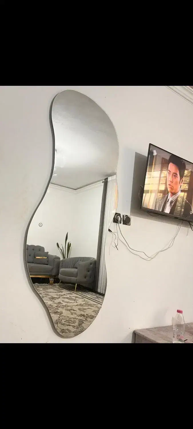 اینه قدی دفرمه شیک و مدرن نو|آینه|کرمان, |دیوار