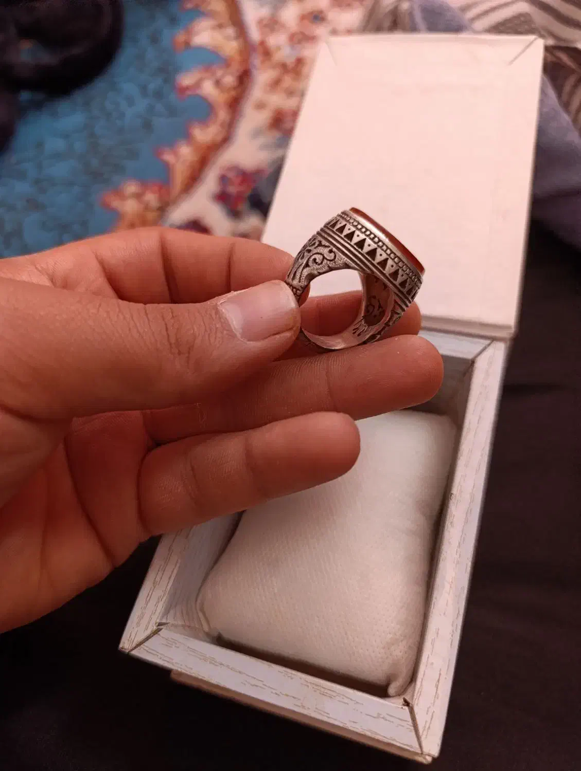 انگشتر عقیق امضای زره|کلکسیون اشیاء عتیقه|تربت‌حیدریه, حاجی یار‎|دیوار