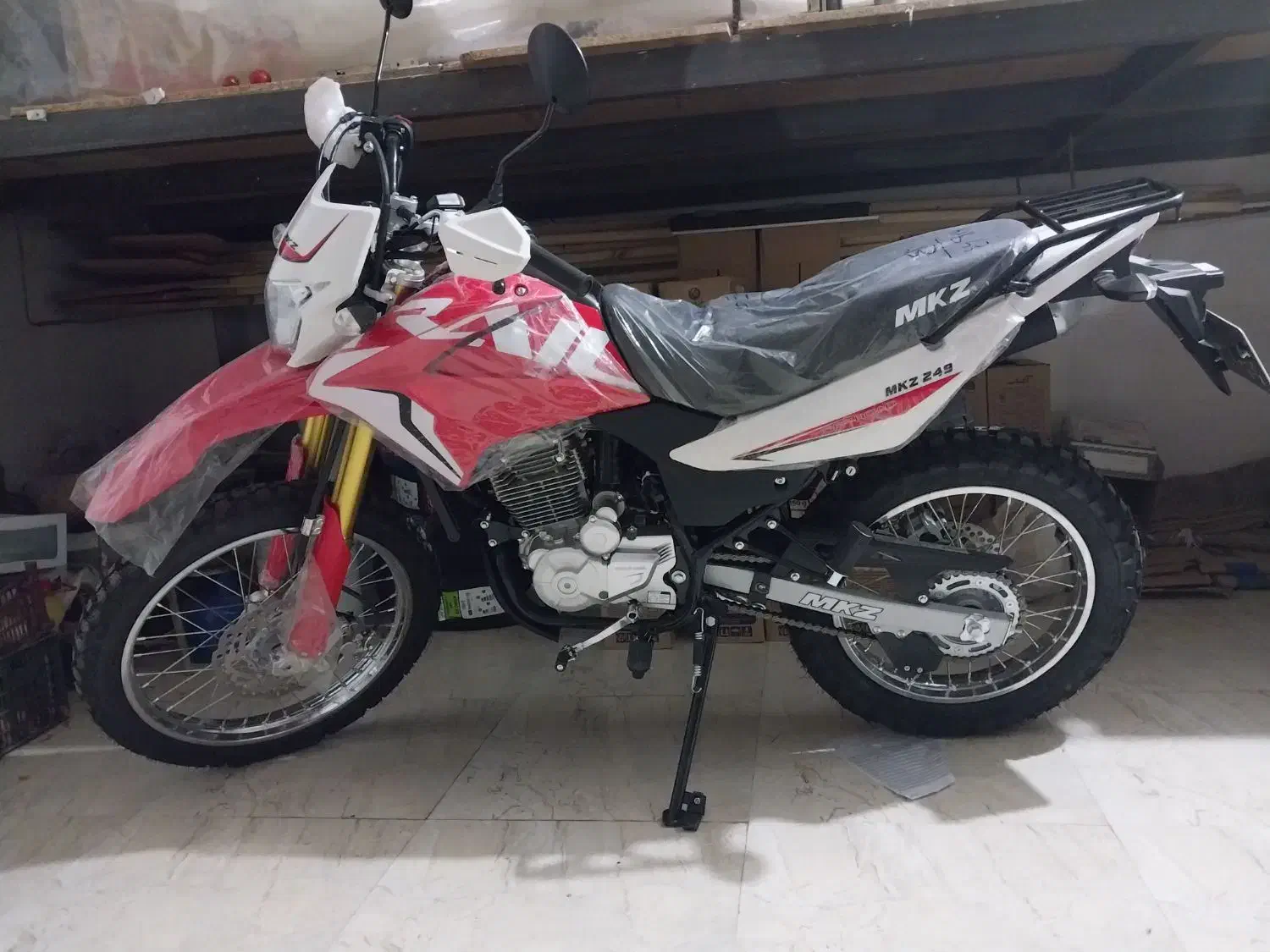 موتور تریل متین خشک ۲۵۰|موتورسیکلت|صائین قلعه, |دیوار