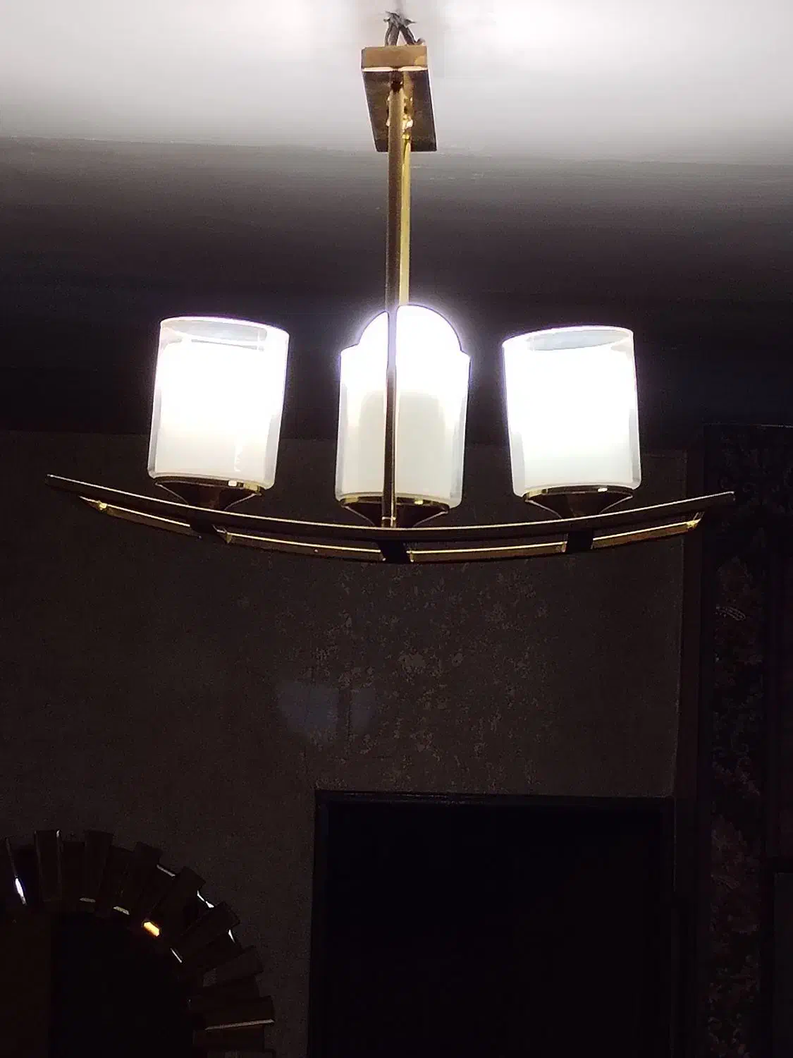 لوستر 3شعله|لوستر و چراغ آویز|مشهد, آزادشهر|دیوار