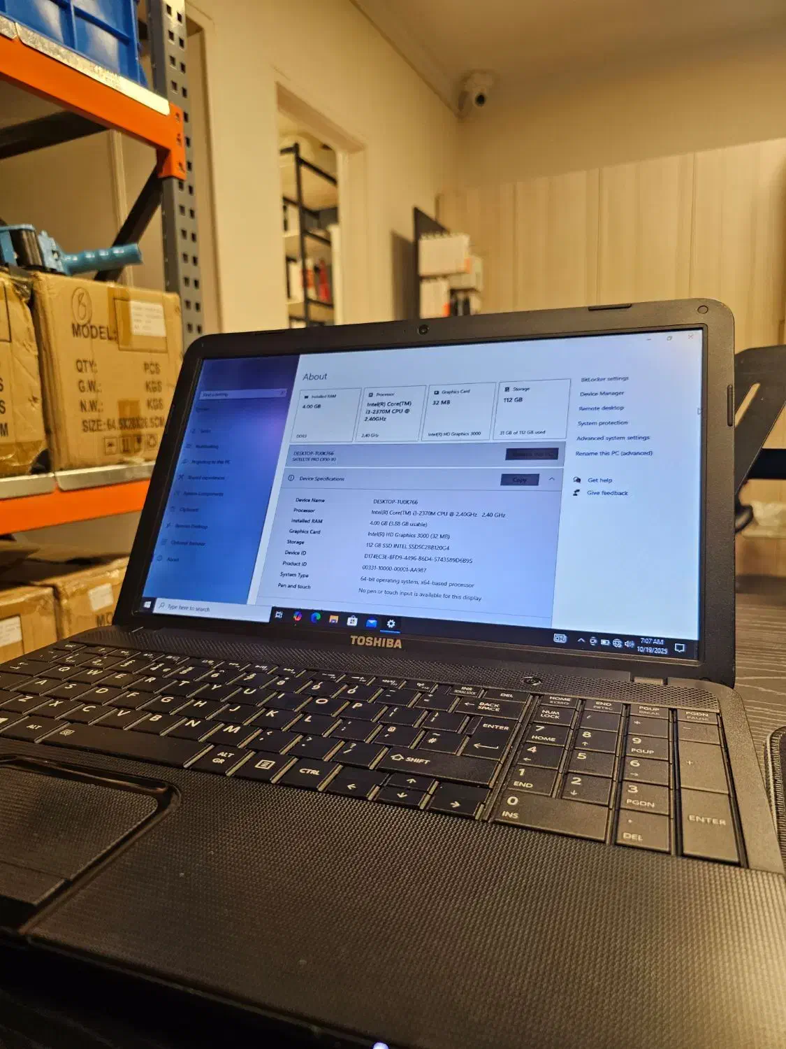 لپتاپ توشیا Toshiba Satellite Pro C850-1FJ|رایانه همراه|تهران, میدان ولیعصر|دیوار