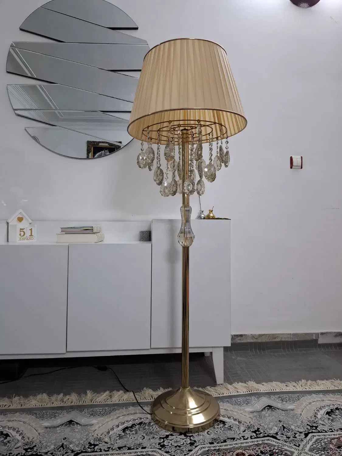 آباژور کریستالی|چراغ خواب و آباژور|مشهد, شهید قربانی|دیوار