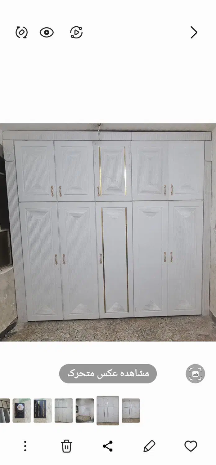 کمد دیواری تمام ام دی آف فقط ۲۲میلیون|تخت و سرویس خواب|شوش, |دیوار