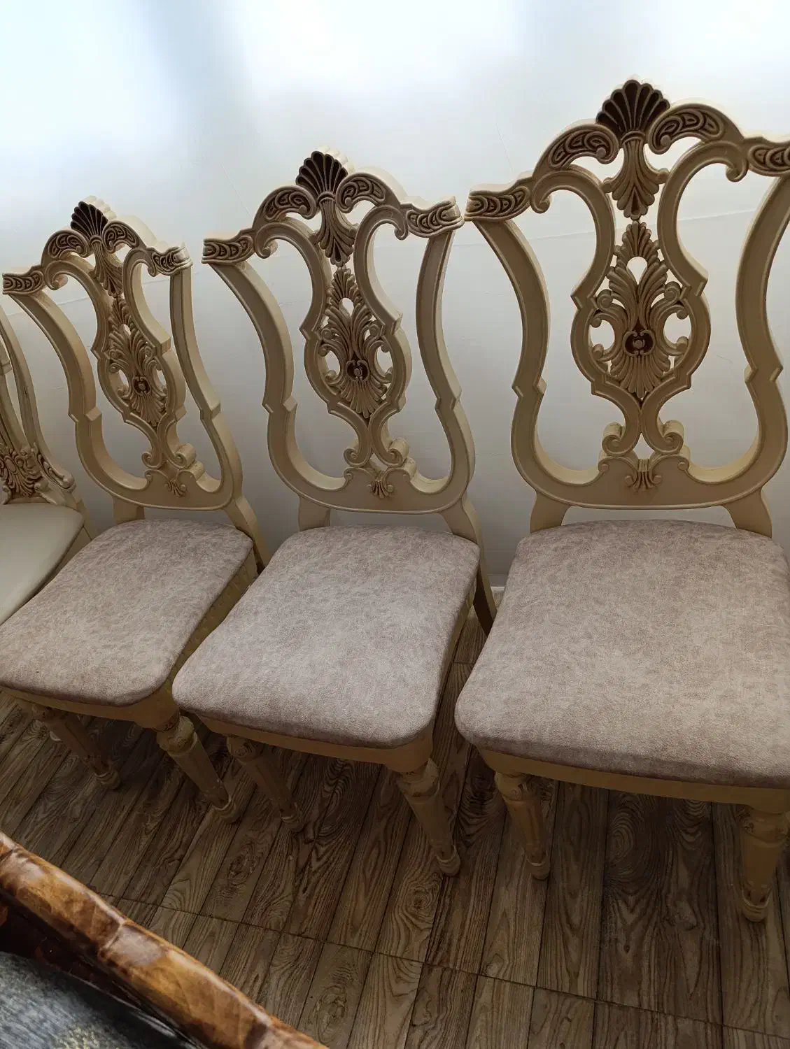 صندلی پلیمری|میز و صندلی غذاخوری|قم, قلعه کامکار|دیوار