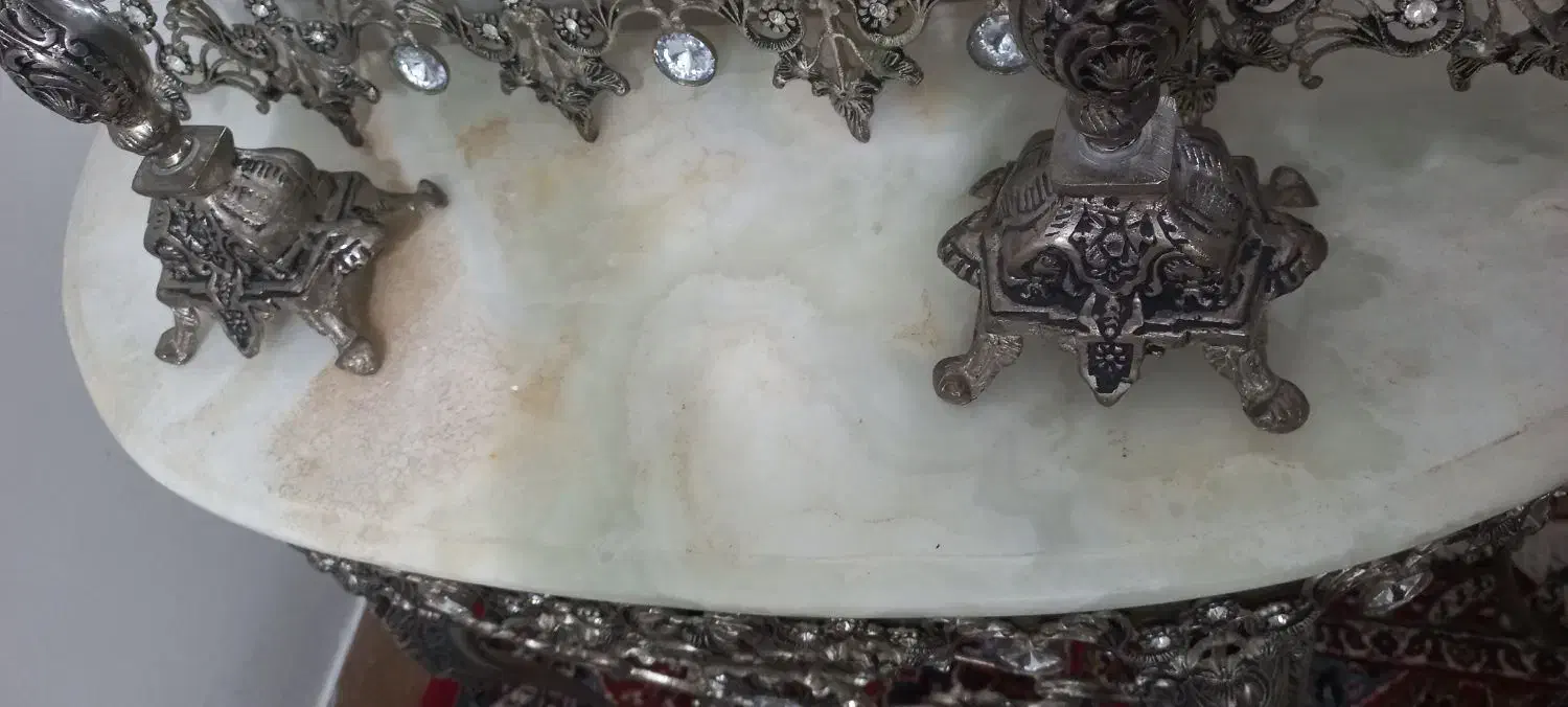 آیینه و شمعدان و میز|بوفه، ویترین، کنسول|جهرم, |دیوار