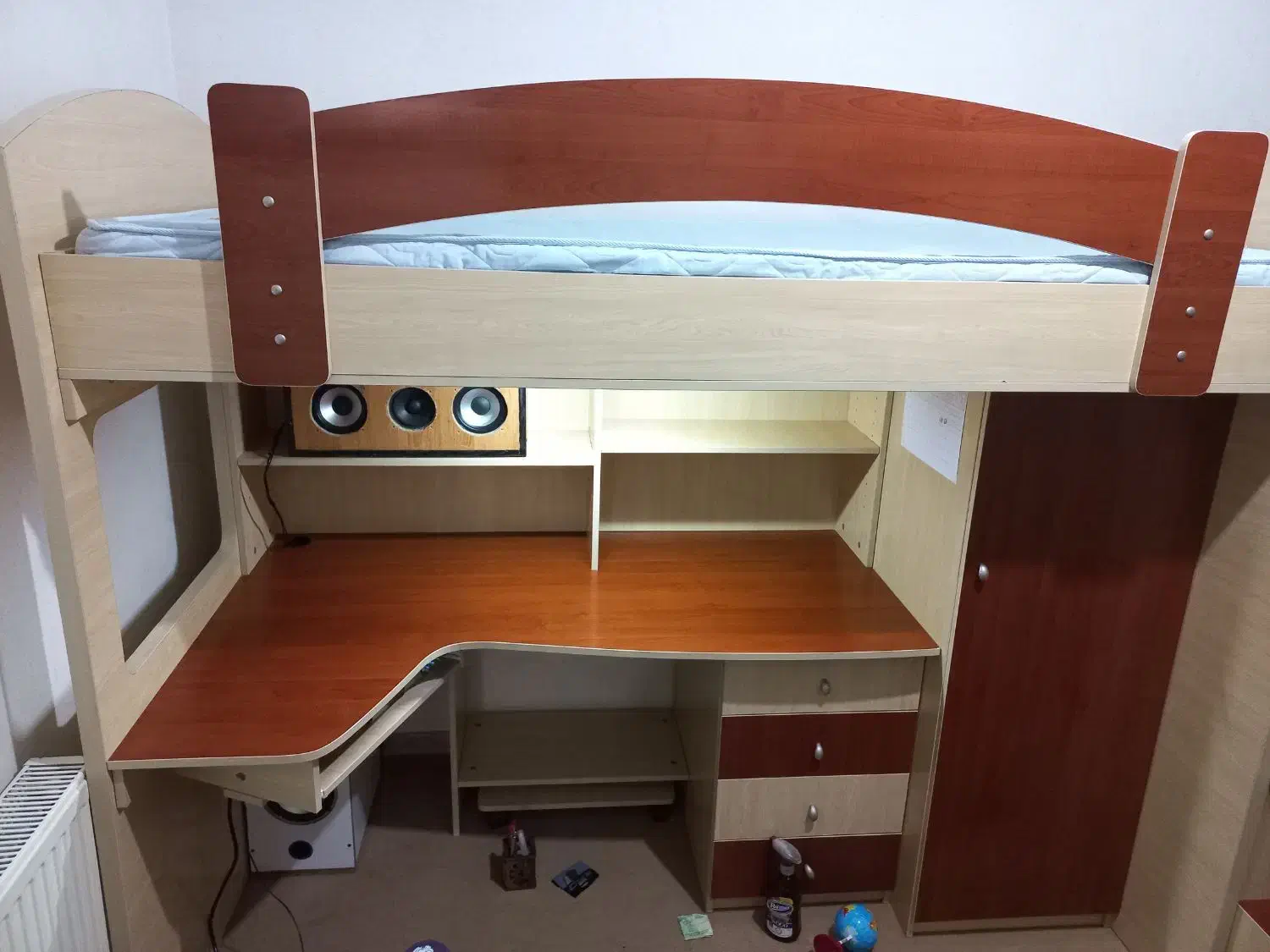 تخت نوجوان|تخت و سرویس خواب|هشتگرد, فاز ۷ مهستان|دیوار