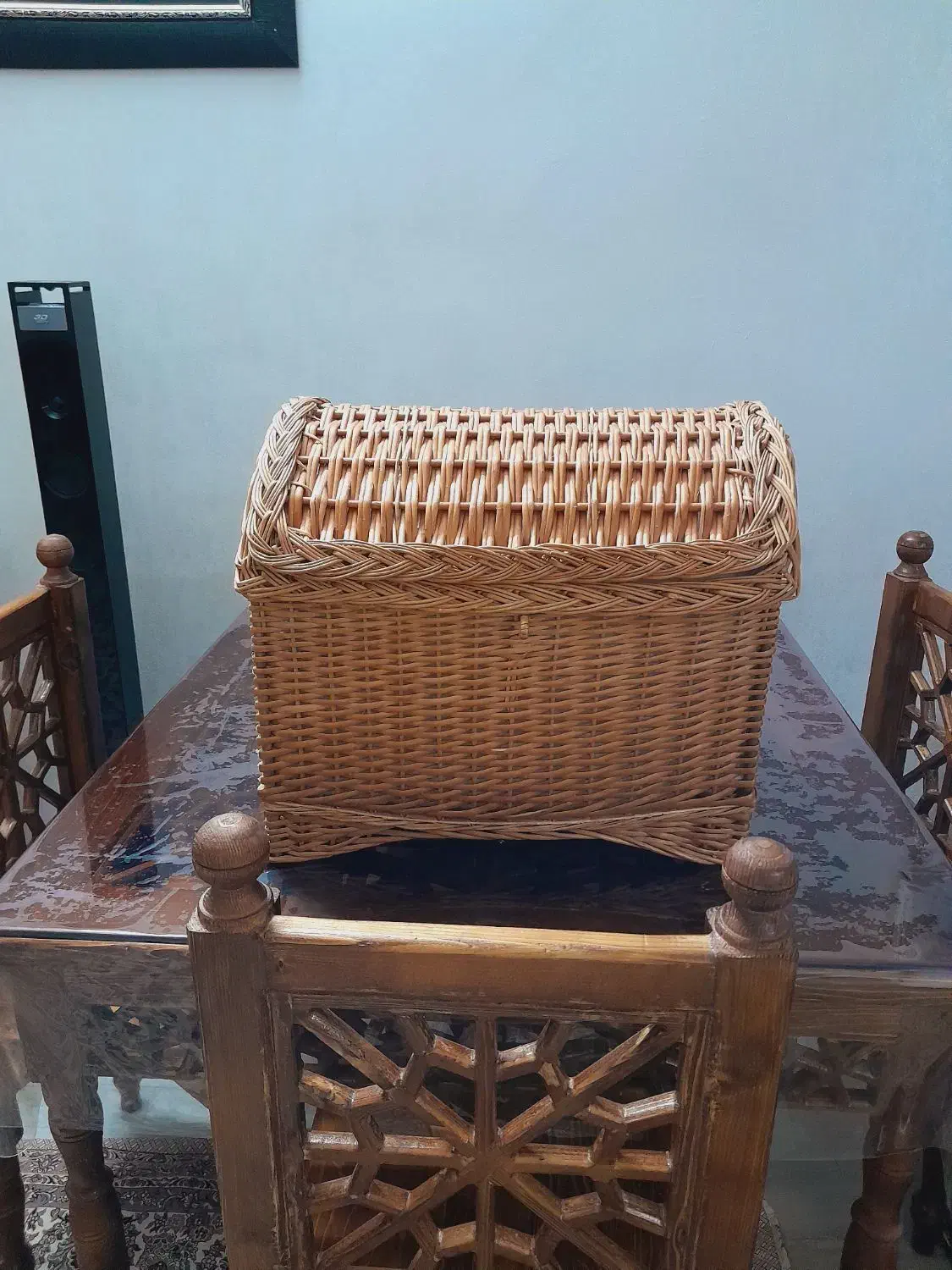 صندوقچه حصیری سبد حصیری|صنایع دستی و سایر لوازم تزئینی|مشهد, نرگس (شهرک غرب)|دیوار