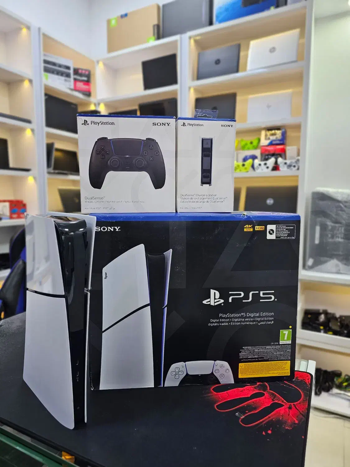 پلی استیشن 5 اسلیم اروپا دو دسته به همراه بازی|کنسول، بازی ویدئویی و آنلاین|زنجان, |دیوار