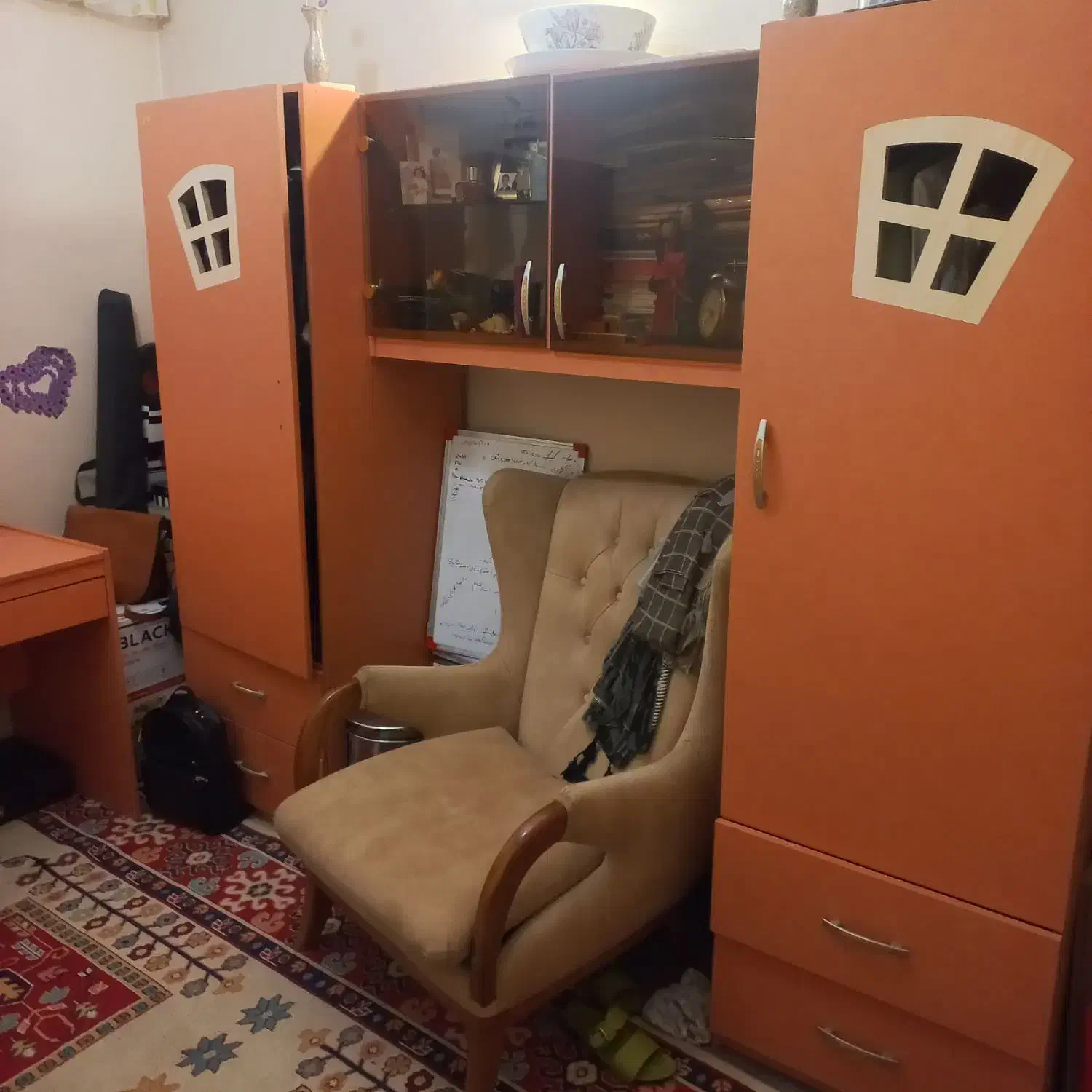 کمد|جاکفشی، کمد، دراور|اصفهان, خانه اصفهان|دیوار