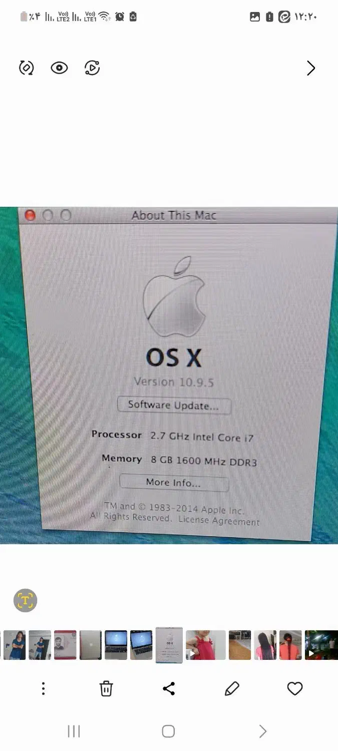 لپ تاپ مک بوک پرو ۲۰۱۱|رایانه همراه|تهران, بهارستان|دیوار