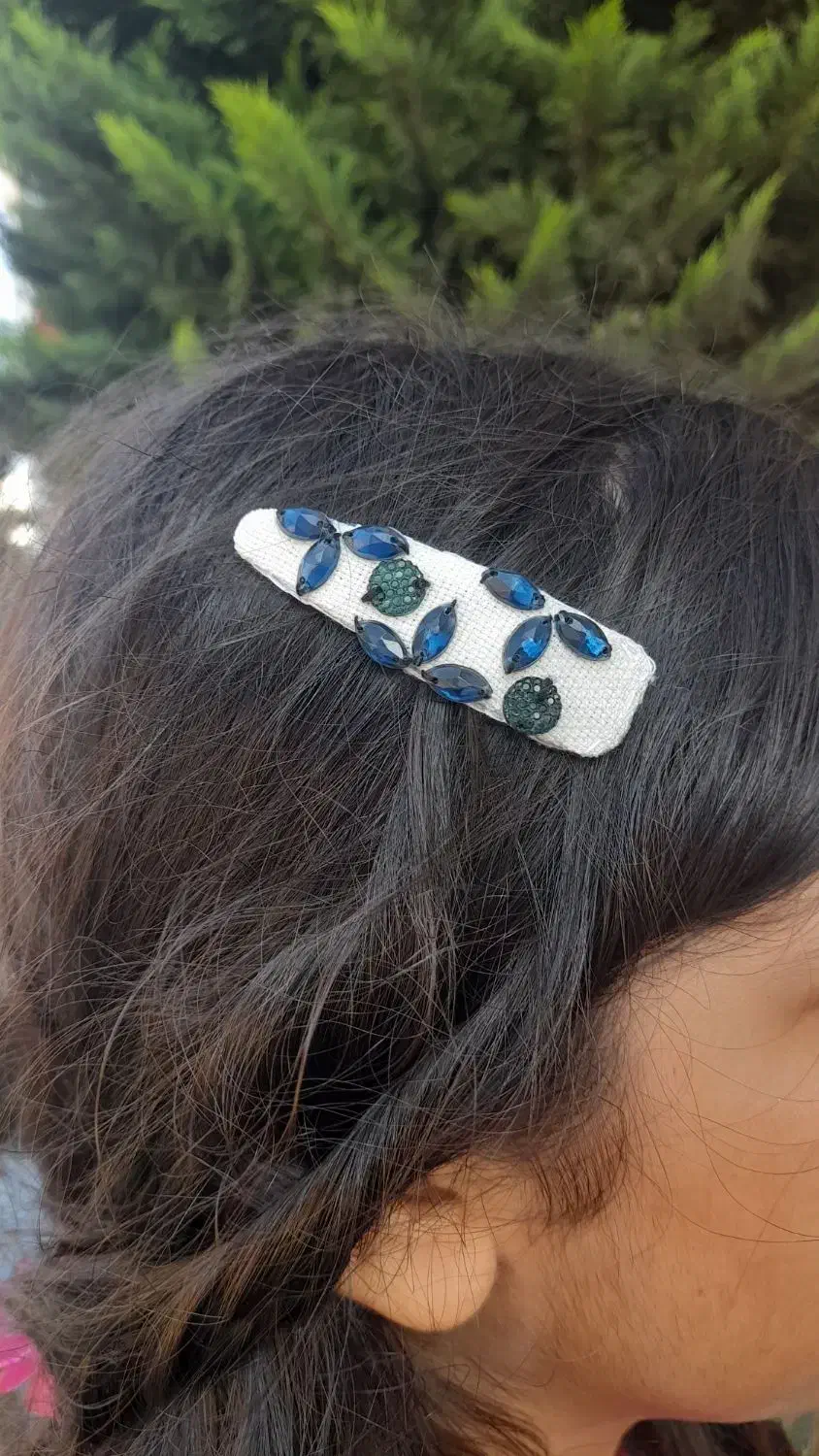 گیره مو و دیوار کوب گلدوزی|زیورآلات و اکسسوری|محمودآباد, |دیوار