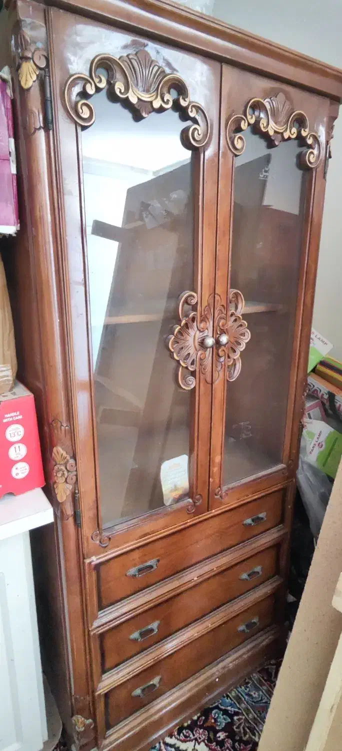 کمد چوبی|جاکفشی، کمد، دراور|شاهرود, |دیوار