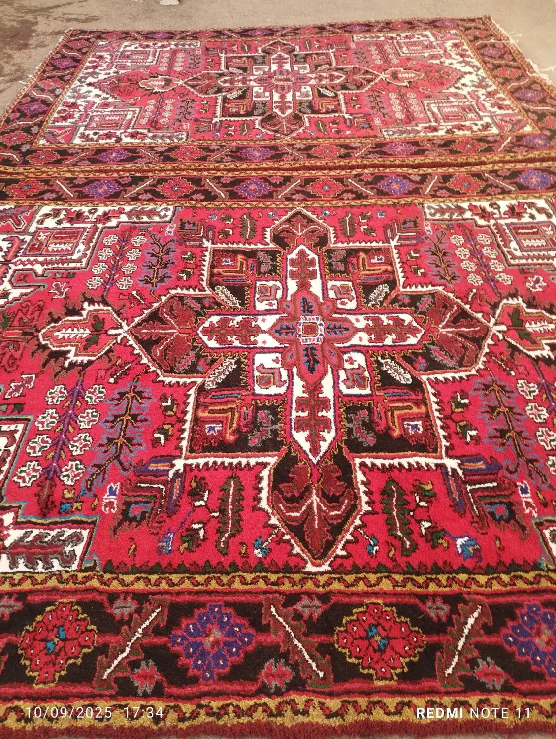 یک جفت فرش دستباف بافنده خودمان|فرش|خواجه, |دیوار