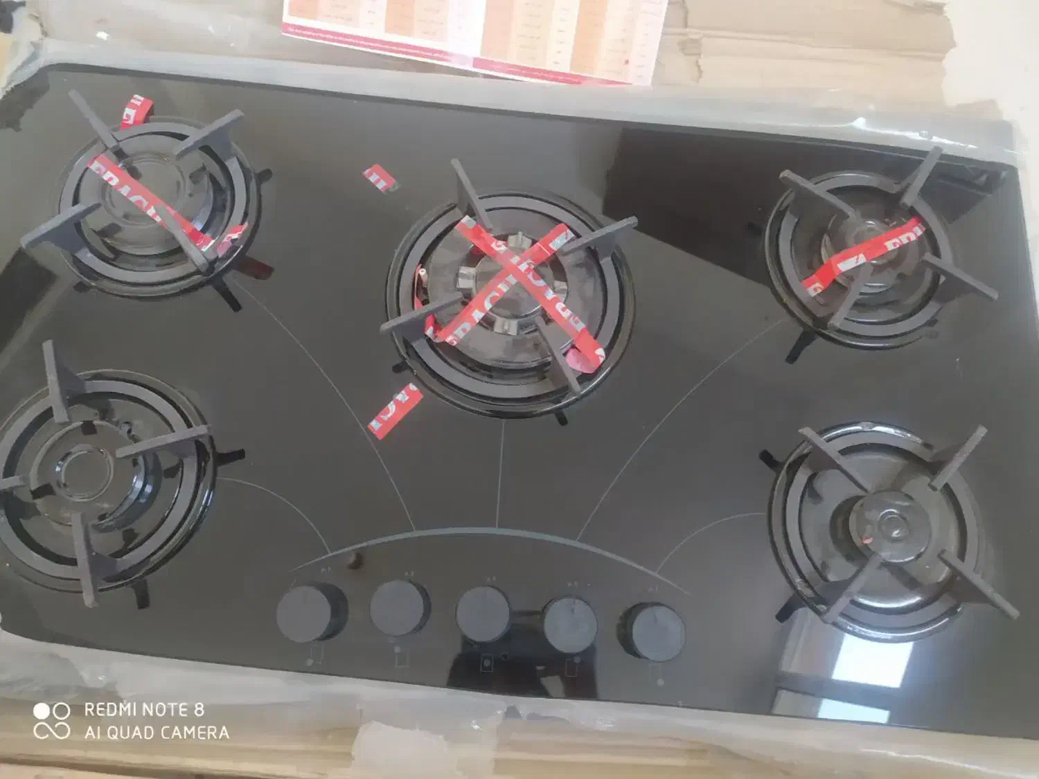 اجاق گاز ۵شعله ای صفحه ای|اجاق گاز و لوازم برقی پختوپز|بروجن, |دیوار