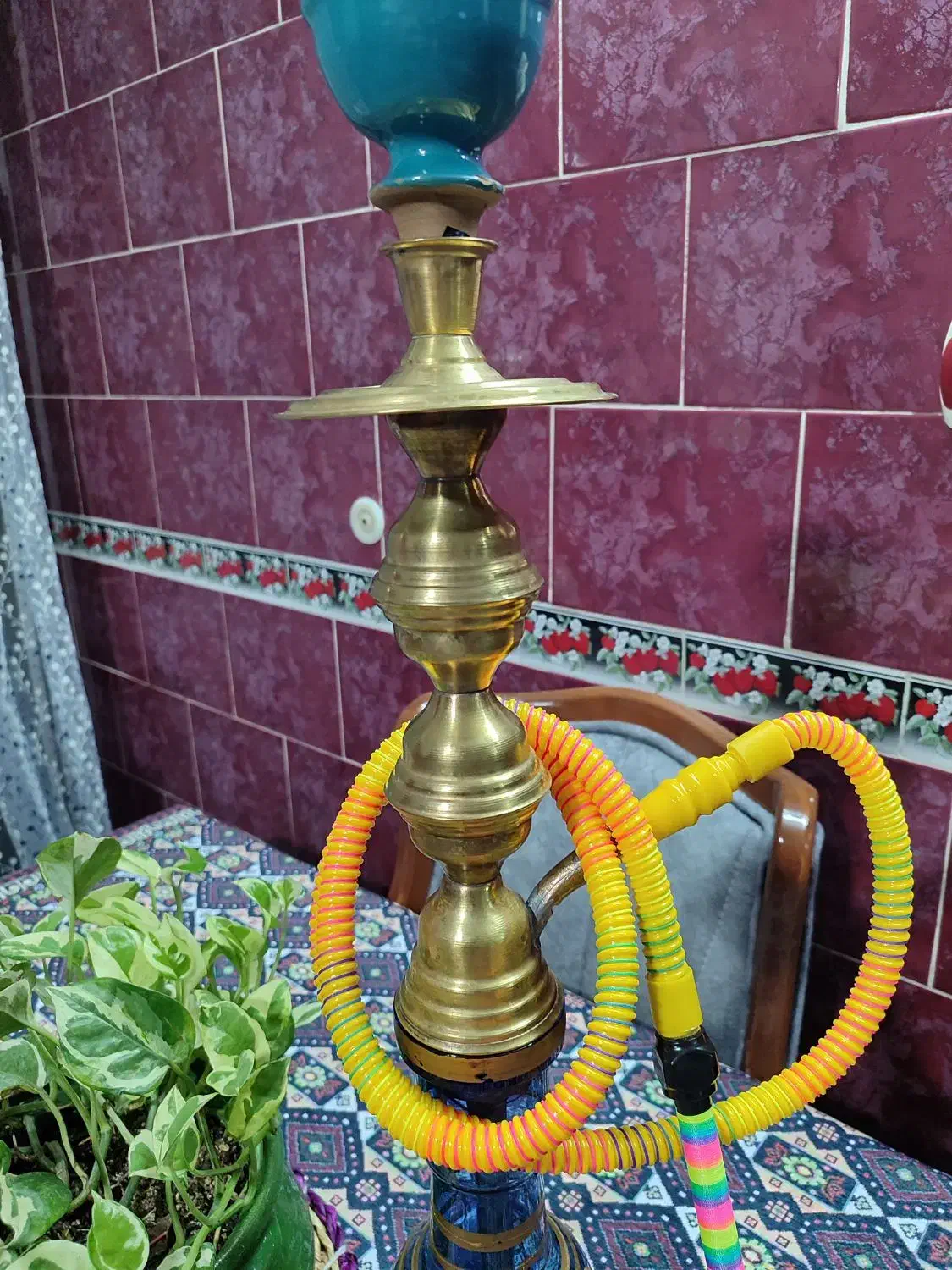 قلیون دو سیب کافه|صنایع دستی و سایر لوازم تزئینی|رودسر, |دیوار