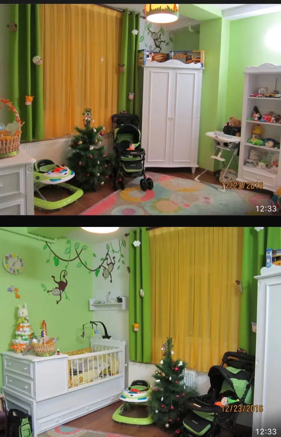 سرویس خواب سیسمونی وکودک|تخت و سرویس خواب|زنجان, |دیوار