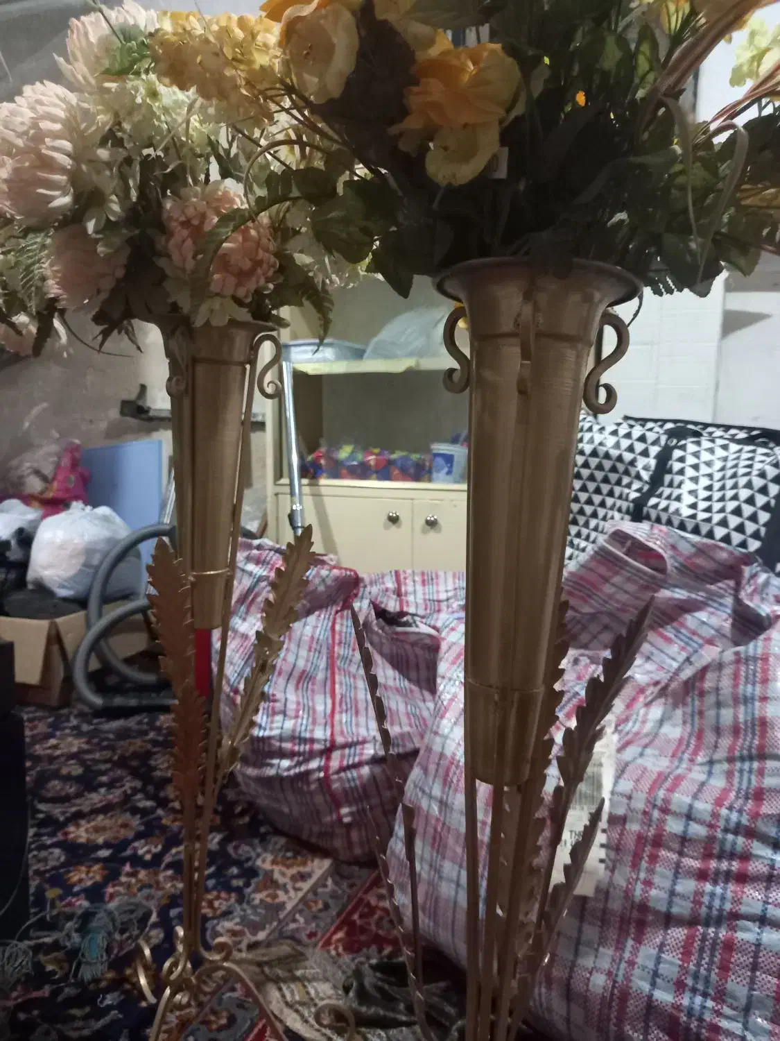 گلدان دستساز|گل مصنوعی|سنندج, |دیوار