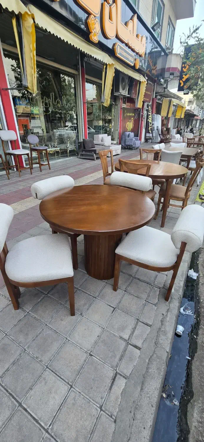 ناهار خوری /نهارخوری //چوب پارچه ای4968|میز و صندلی غذاخوری|رشت, رودبارتان|دیوار