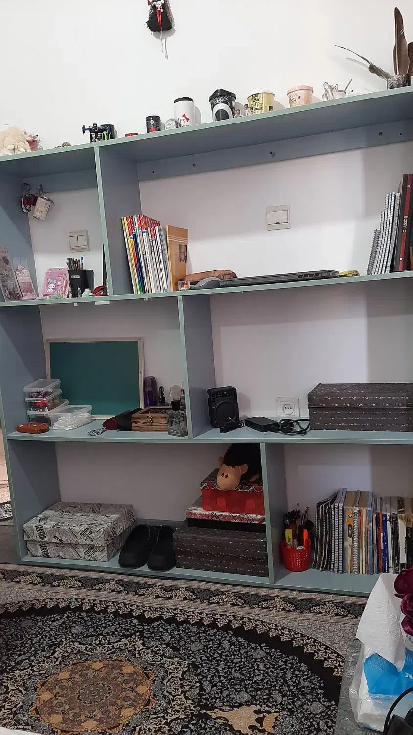 قفسه کتابخانه|کتابخانه، شلف، قفسههای دیواری|بندر انزلی, معلم|دیوار