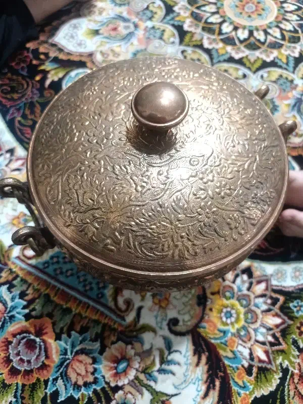 شکلات خوری مسی|کلکسیون اشیاء عتیقه|سبزوار, باهنر|دیوار