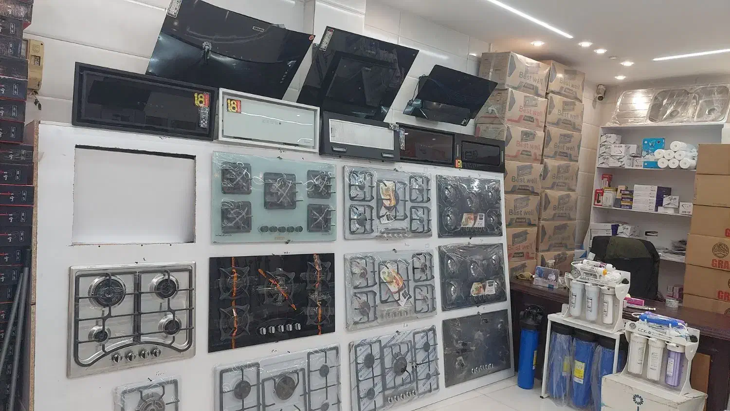 هود با اجاق گاز ۴۵۰۰|اجاق گاز و لوازم برقی پختوپز|پارسآباد, |دیوار