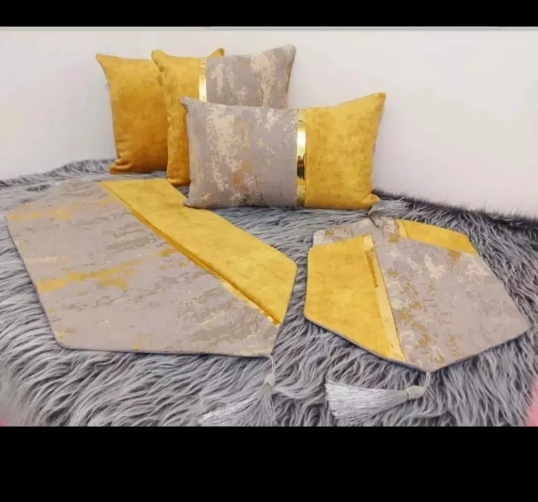 ست کامل کوسن رانرورومیزی|پرده، رانر، رومیزی|جوانرود, |دیوار