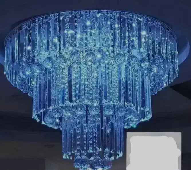 لوستر گرد و مربع ۶۰ در ۶۰|لوستر و چراغ آویز|اهواز, کمپلو جنوبی|دیوار