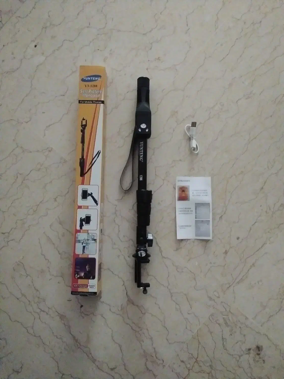 پایه سلفی موبایل 1288 yunteng  با جعبه نو|لوازم جانبی موبایل و تبلت|تهران, سازمان برنامه شمالی|دیوار