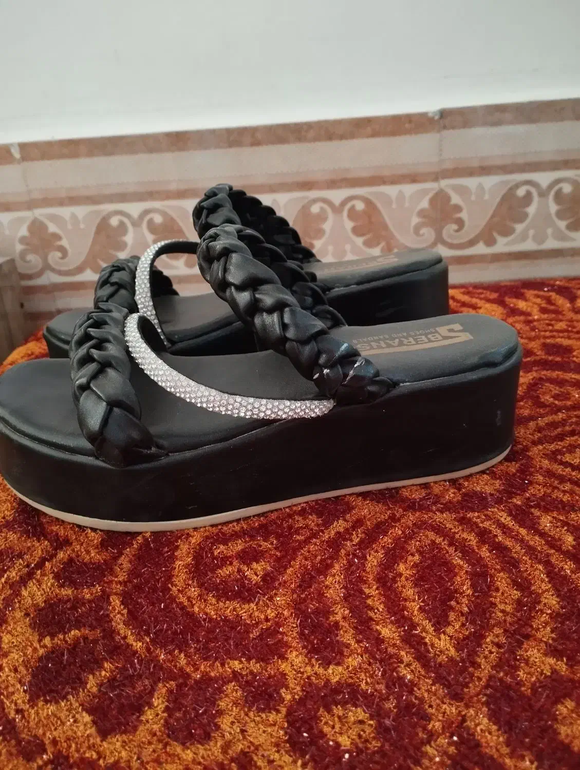 فروش یک جفت دمپایی مجلسی سایز۳۷|کیف، کفش، کمربند|سقز, |دیوار