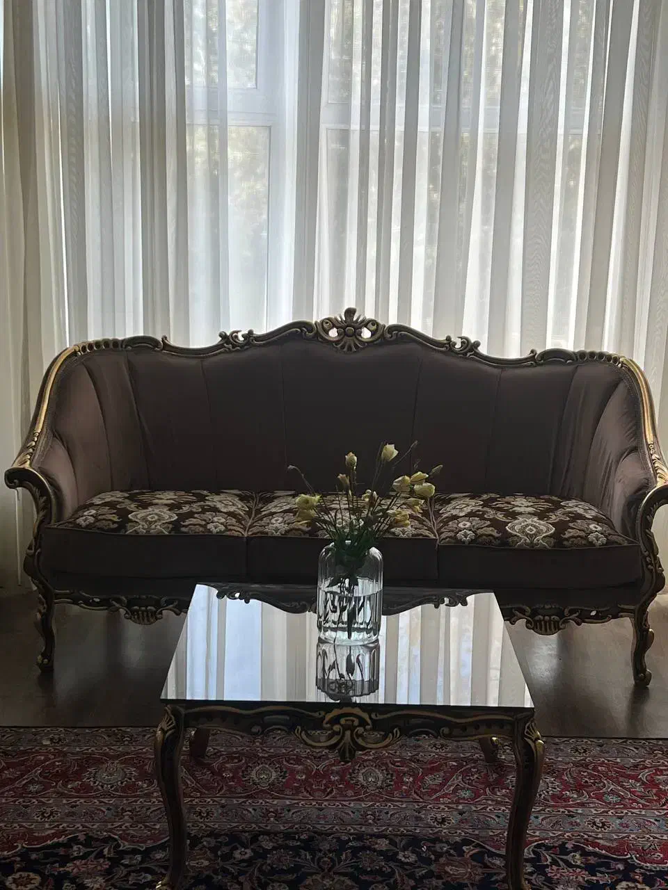 مبلمان کلاسیک مدل فرانسوی با غذاخوری ۸ نفره|مبلمان خانگی و میز عسلی|کرج, فاز ۲ مهرشهر|دیوار