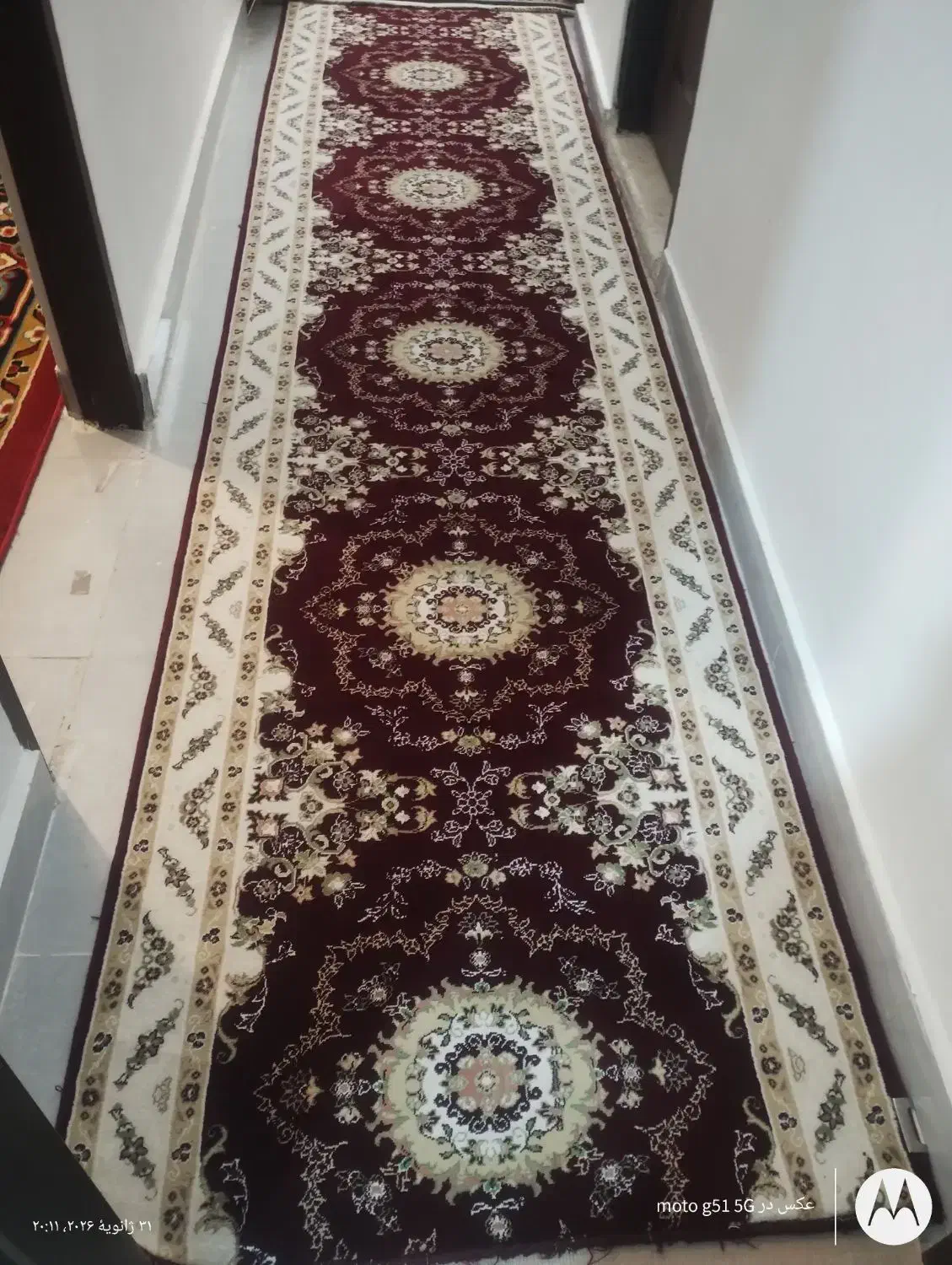 فرش کناره یا پله|فرش|مهاباد (آذربایجان غربی), |دیوار