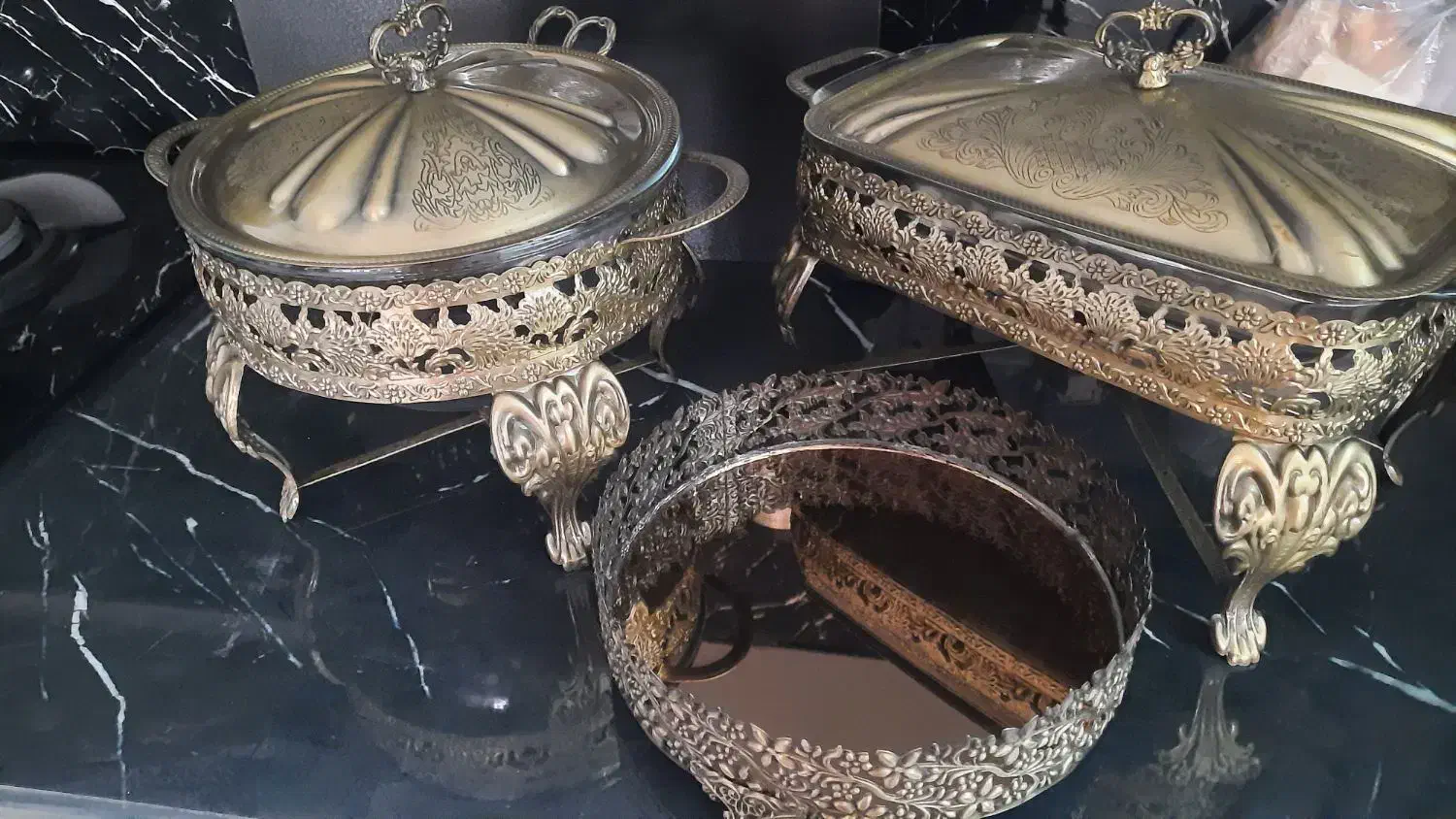 سرویس سوفله خوری ۴ تیکه|ظروف سرو و پذیرایی|شاهرود, |دیوار