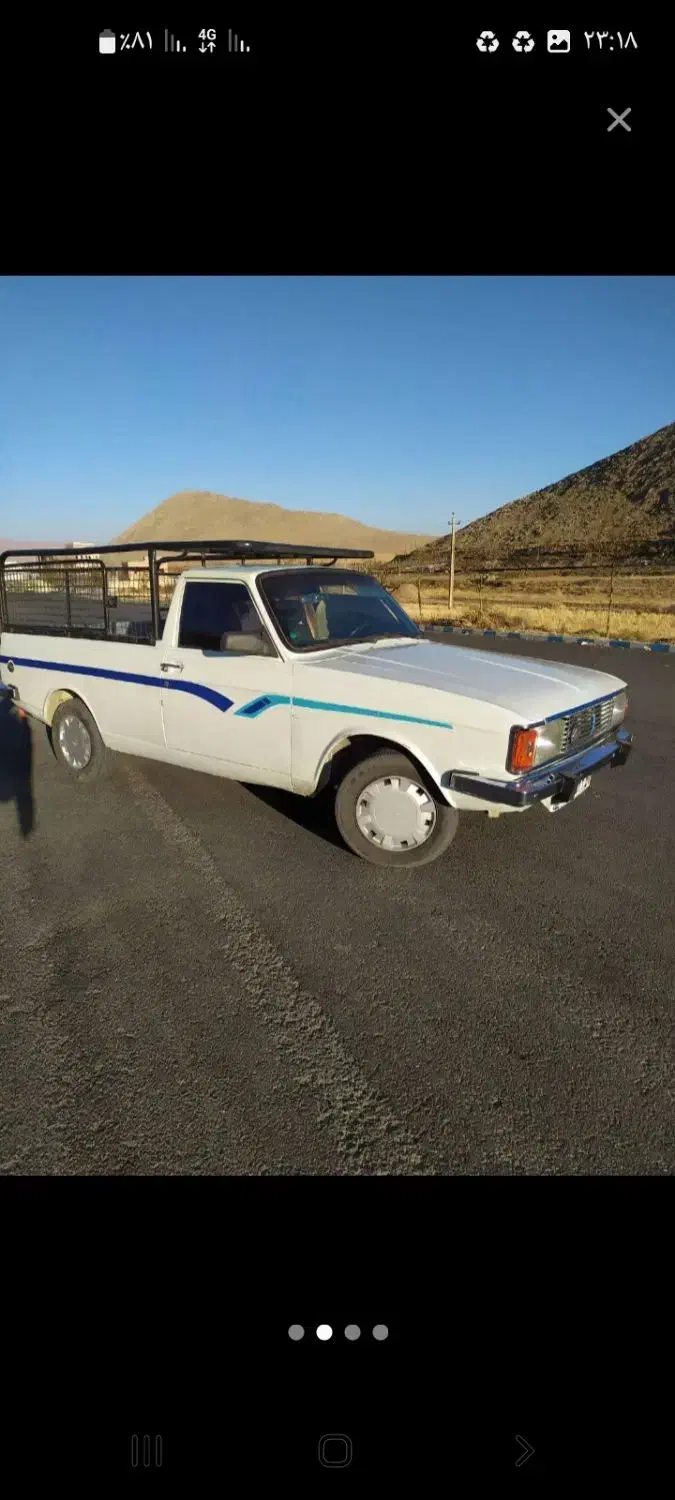 وانت ۸۶ صفید صدفی همون شال آبی معروف  کم کار|خودرو سواری و وانت|سنندج, |دیوار