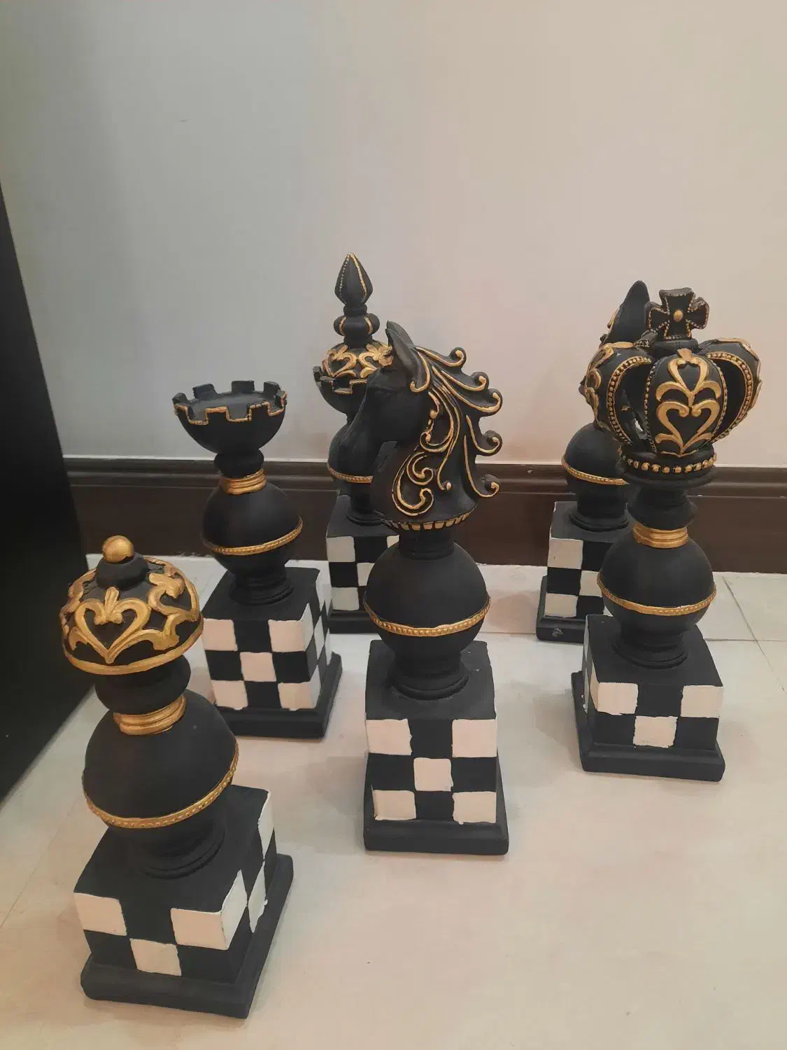 ۶ عدد دکوری مدل شطرنج|مجسمه، تندیس، ماکت|زاهدان, |دیوار