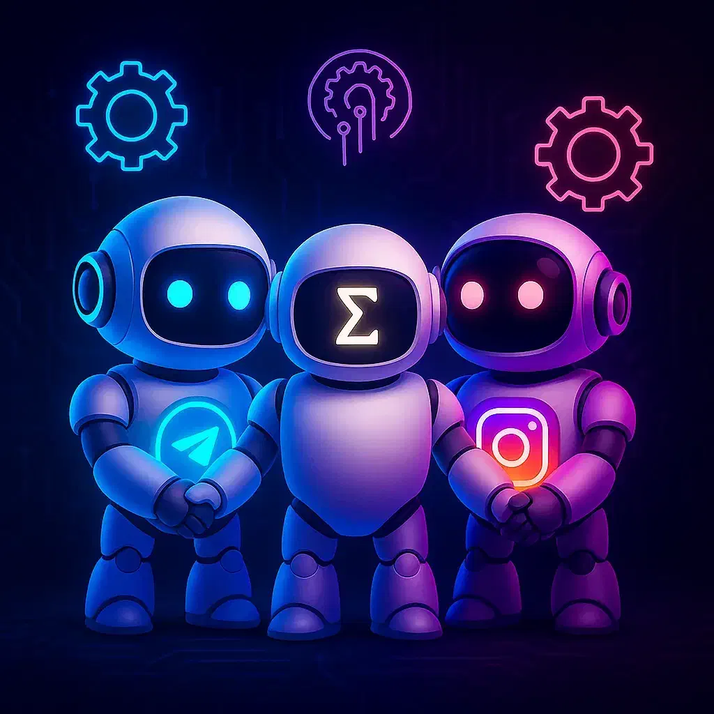 طراحی ربات هوشمند اختصاصی تلگرام اینستاگرام و ...|خدمات رایانهای و موبایل|تهران, دانشگاه شریف|دیوار