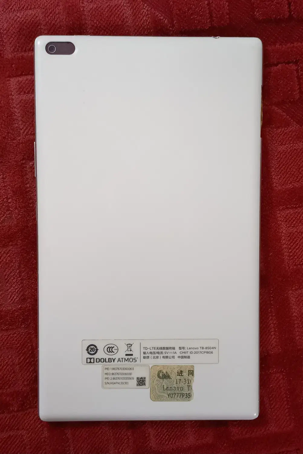 تبلت لنوو تب 8/سیمکارت خور دوربین دار/در حد نو|تبلت|مشهد, فرهنگیان (شهرک غرب)|دیوار