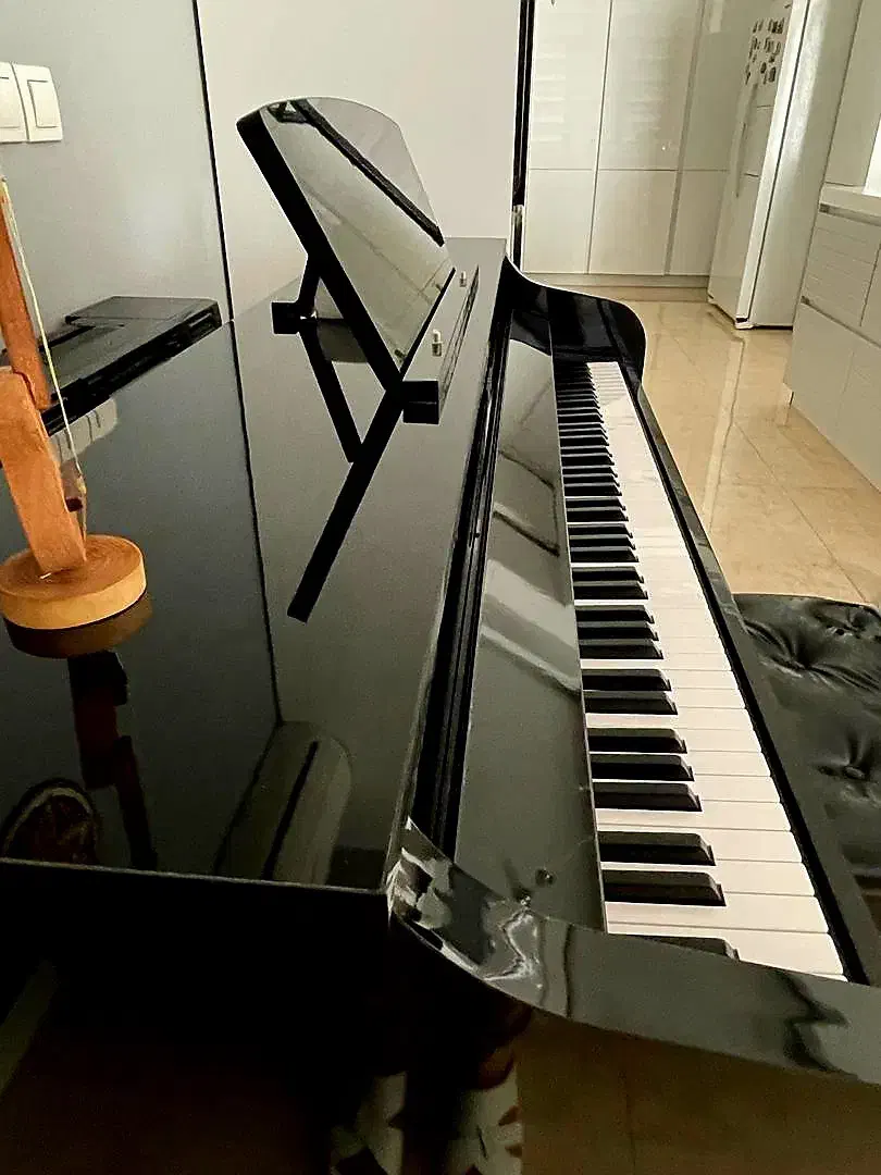 پیانو طرح آکوستیک yamaha p145|پیانو، کیبورد، آکاردئون|کرمان, |دیوار