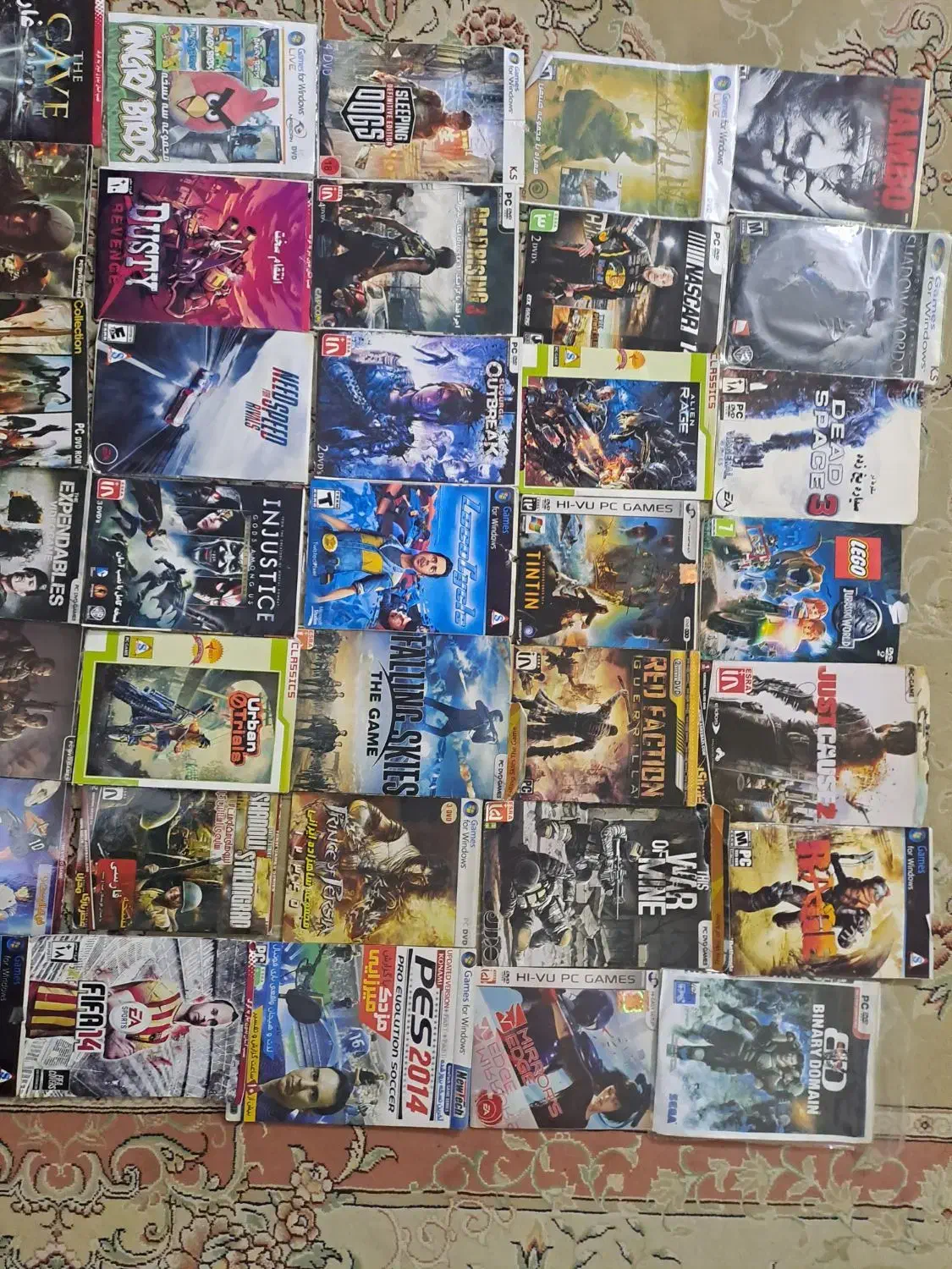 انواع بازی کامپیوتر ۶۰ عدد - بازی pc|کنسول، بازی ویدئویی و آنلاین|مشهد, تربیت (صدف)|دیوار