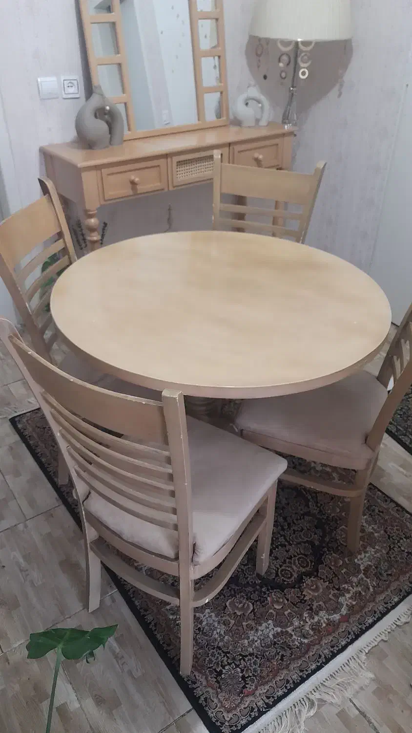 میز نهار خوری ۴ نفره|میز و صندلی غذاخوری|تهران, والفجر (افسریه)|دیوار