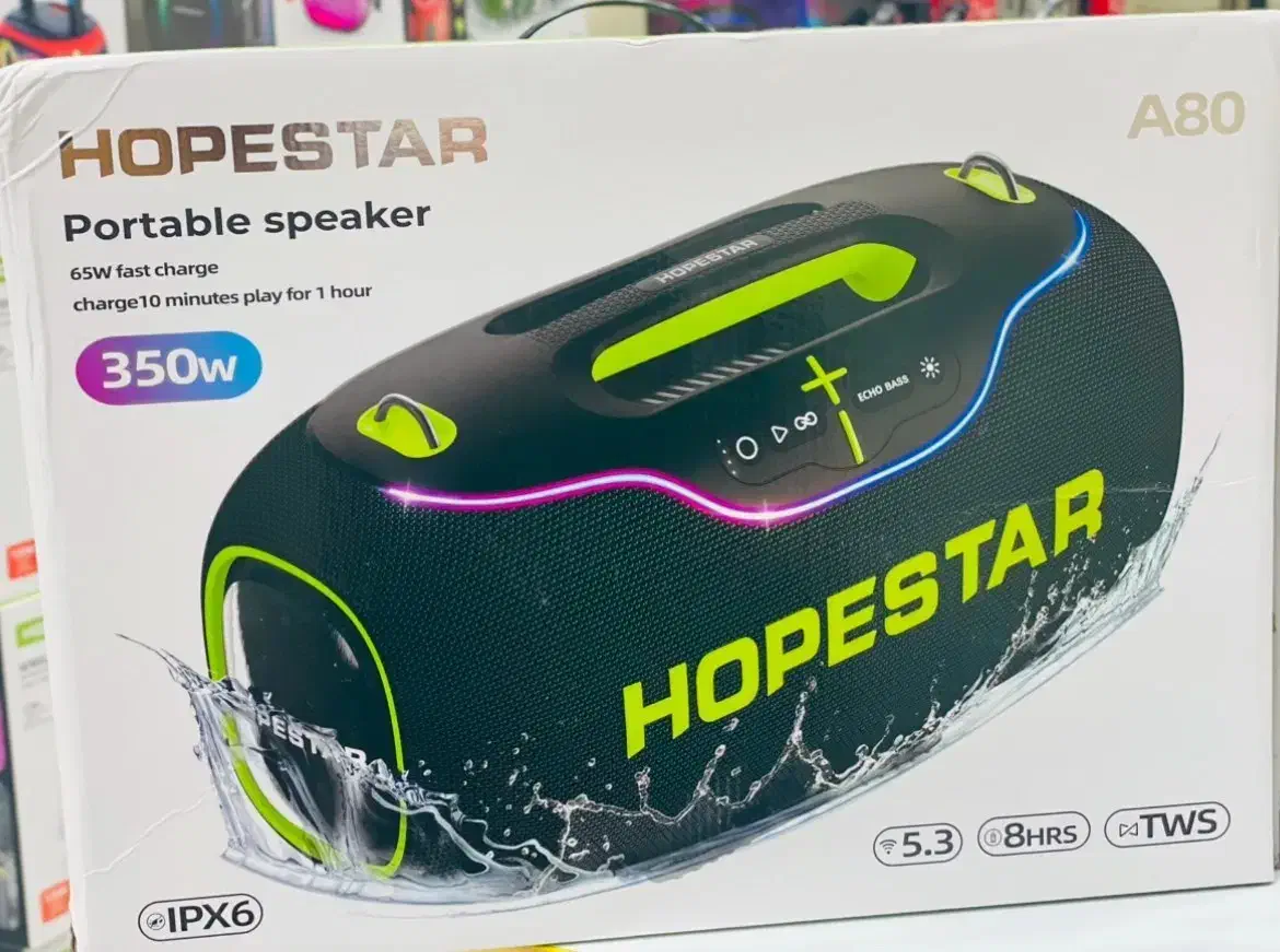 اسپیکر هوپ استار hopestar   a60و a80|پخش‌کننده همراه|بوکان, |دیوار
