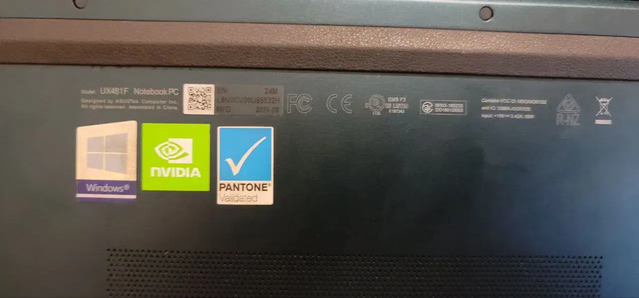 لبتاب دو مانیتورAsus zenbook UX481F معاوضه با گوشی|رایانه همراه|تبریز, |دیوار