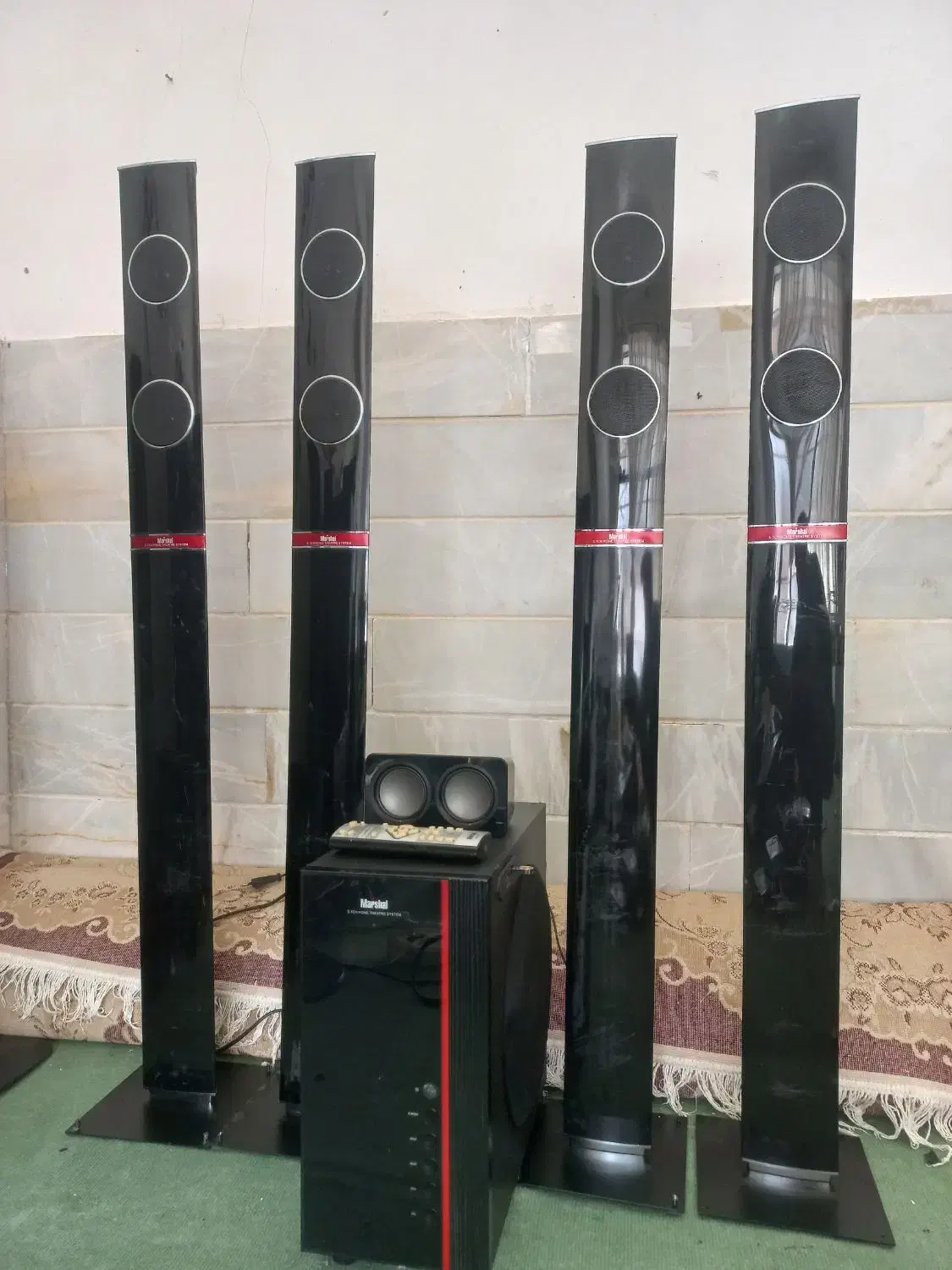 آمپلیفایر باباندمارک مارشال|گیتار، بیس، امپلیفایر|میبد, |دیوار