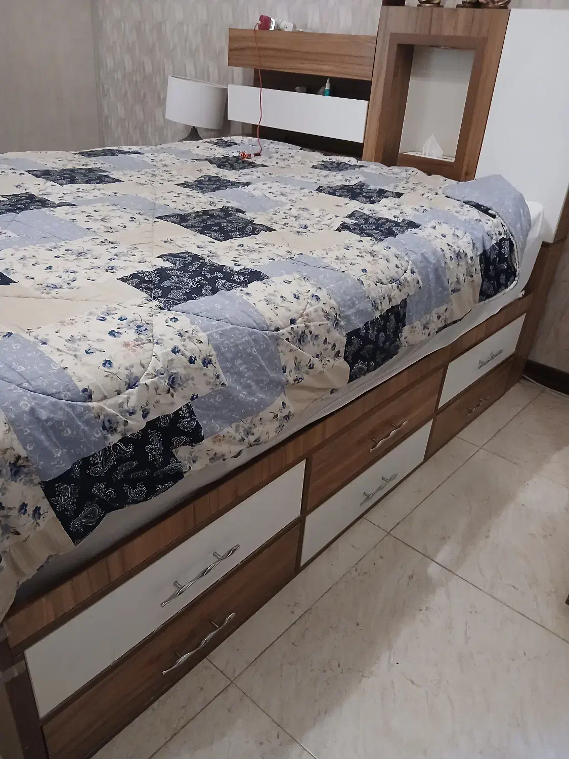 سرویس خواب دونفره با کمد لباس|تخت و سرویس خواب|کرج, گلشهر|دیوار